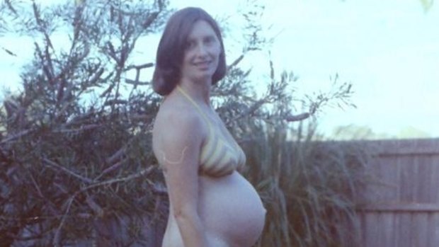 Radio man Andy Lee's mother Margaret when pregnant with first child. 