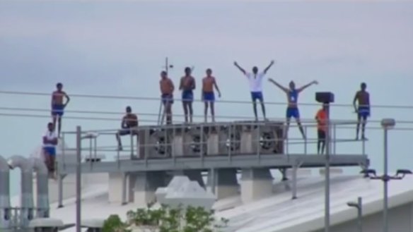 The detention centre riot ringleaders have been moved to Brisbane.