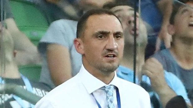 Growing rivalry: Melbourne City caretaker coach Michael Valkanis remains wary of Adelaide United despite last season's champions sitting last on the A-League ladder this season.