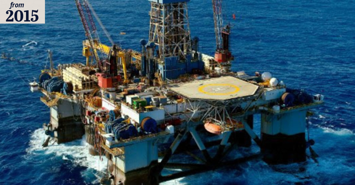 Workers left on rig in path of cyclone