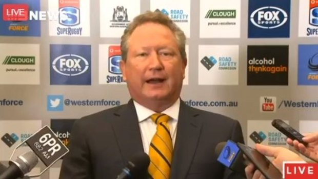 Andrew Forrest is in talks with the ARU.