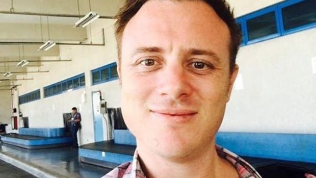 Damian Berg, 34, from Adelaide,has been been arrested in Manila.