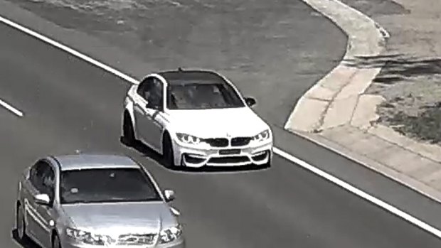 Images of Ricky Ciano's car travelling through the western outskirts of Sydney days before he was found dead. 