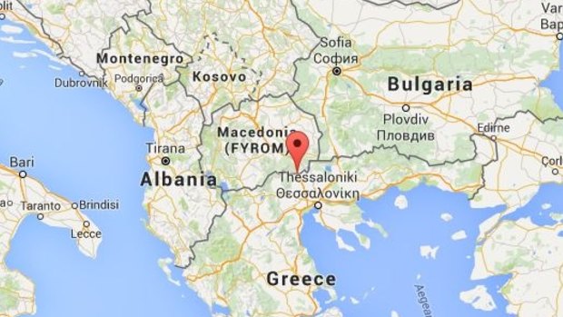 Idomeni, Greece, is right across the border from Macedonia.