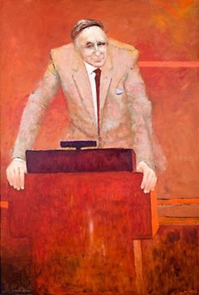 Clifton Pugh's 1990 portrait of Weary Dunlop.