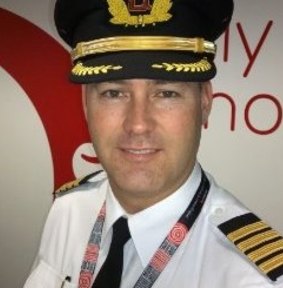 Qantas pilot Jerem Zwart.