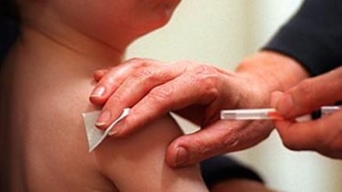 The data analysed the immunisation rate among five-year-old children.