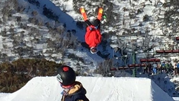 Flipping at Hotham 