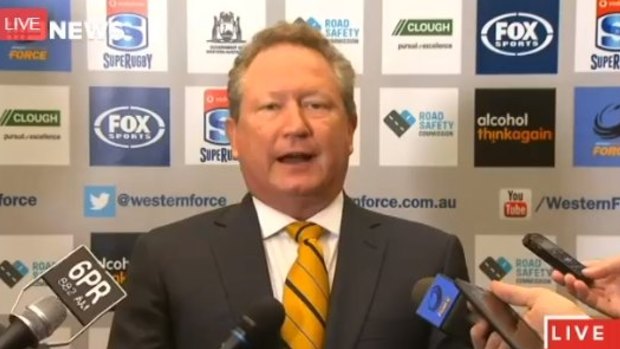 Andrew Forrest is in talks with the ARU.