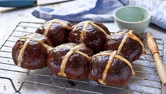Karen Martini's hot cross buns