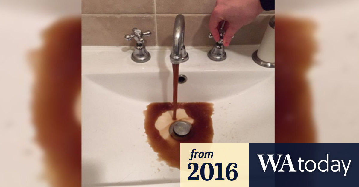 Brown Water Flowing From Inglewood Tap Safe To Drink Watercorp Says