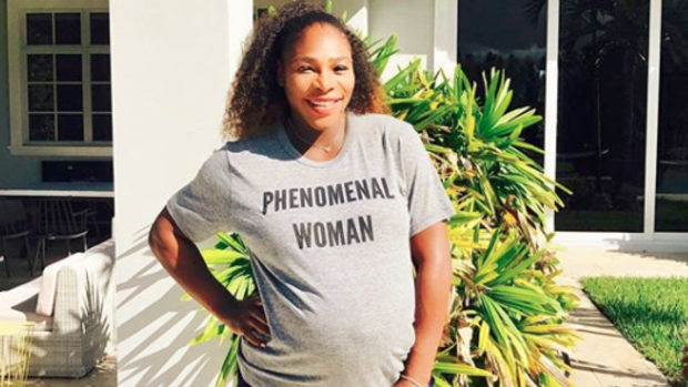 Serena Williams is sharing the highs and lows of pregnancy on social media.