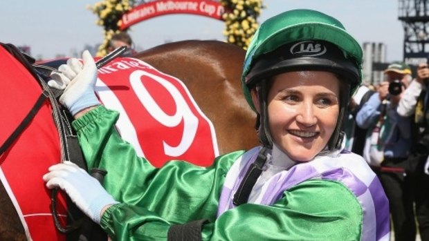 Public concern: Michelle Payne's future as a jockey has been the subject of much conjecture after a serious fall last week.