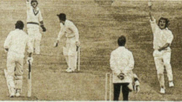 Amazing figures: Gary Gilmour's 6 for 14 during Australia's World Cup semi-final against England, in Leeds on June 18, 1975.