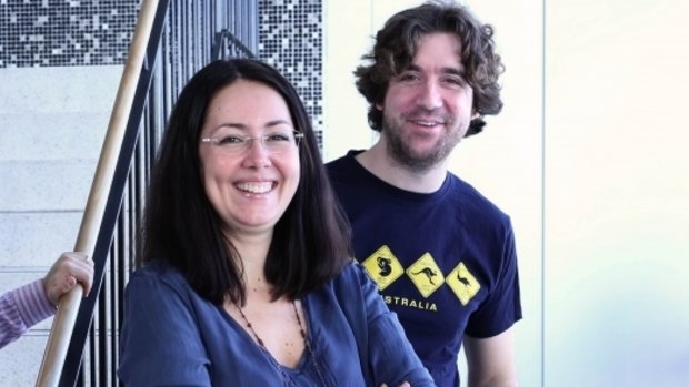 Fun pays off: Isabella Dobrescu and Alberto Motta, from UNSW,  have made the world's first video game based on microeconomics.
