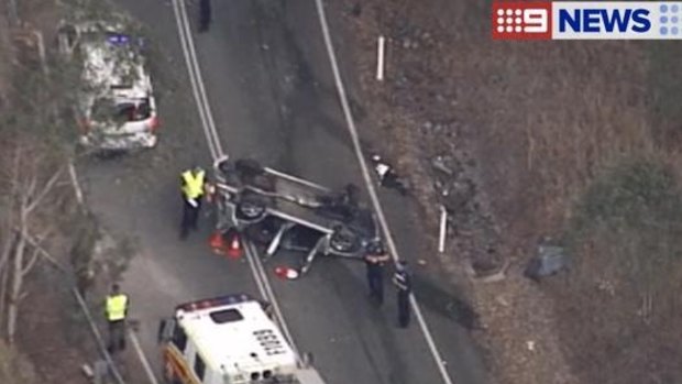 A truck driver has died after being trapped after a crash on Thursday afternoon.