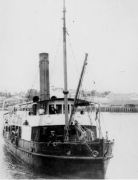 The original Otter, steamship between North Stradbroke Island and Brisbane CBD.