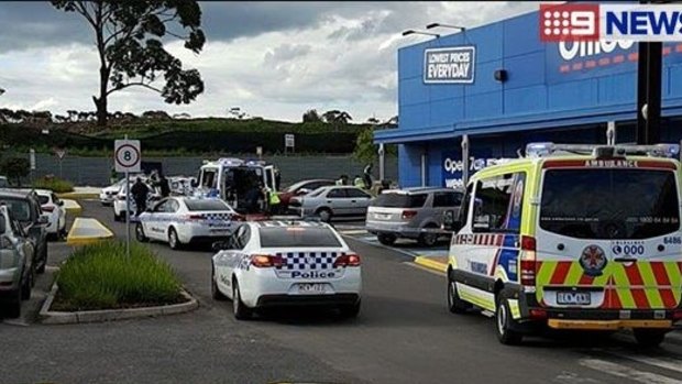 The scene of Monday's fatal shooting in Campbellfield. 