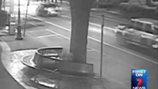 Gunfire has narrowly missed a woman’s head in a terrifying road rage incident.
