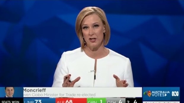 Leigh Sales and her panel put in a marathon effort on a drawn-out election night.