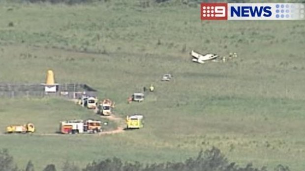 A light plane has crashed on the Gold Coast.