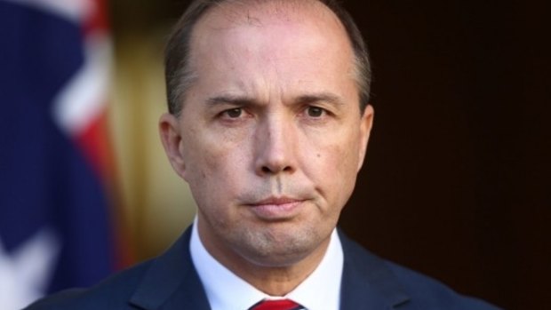 Minister for Immigration Peter Dutton is visiting the Middle East.