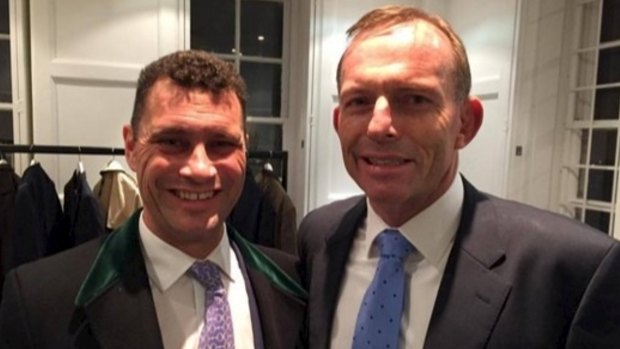 Tony Abbott also spoke with Ukip migration spokesman Steven Woolfe while in London.