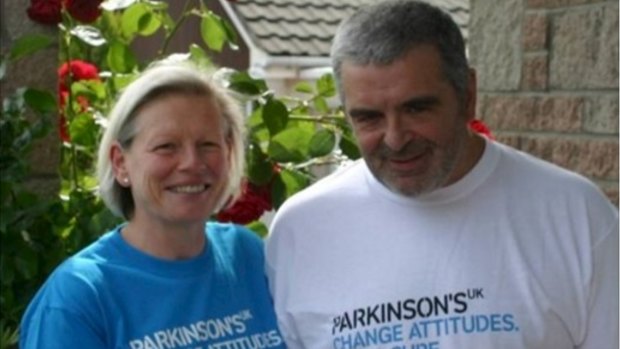 Joy Milne, pictured with her husband Les, has prompted a study into whether people with Parkinson's disease give off a particular odour. 


