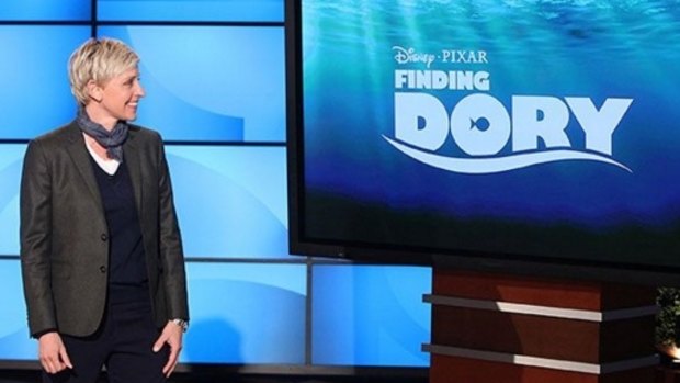Ellen DeGeneres announcing Finding Nemo sequel