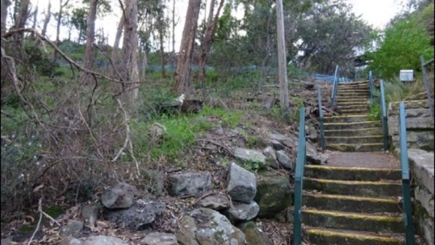 The existing point of entry to the Waverton house. 