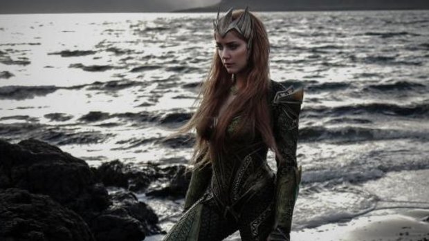 Amber Heard, seen here in character, will return to the Gold Coast to film <i>Aquaman</i>.