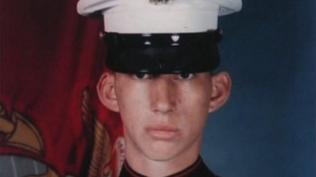 Driver in his days as a marine.