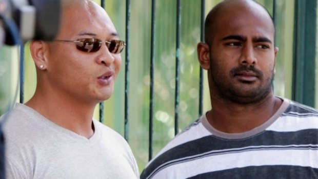 Awaiting execusion: Myuran Sukumaran and Andrew Chan.