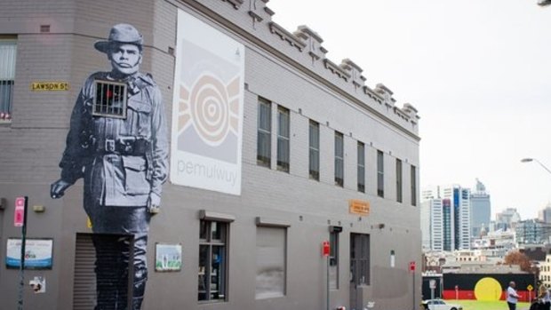 Black ANZAC, Hego mural.
