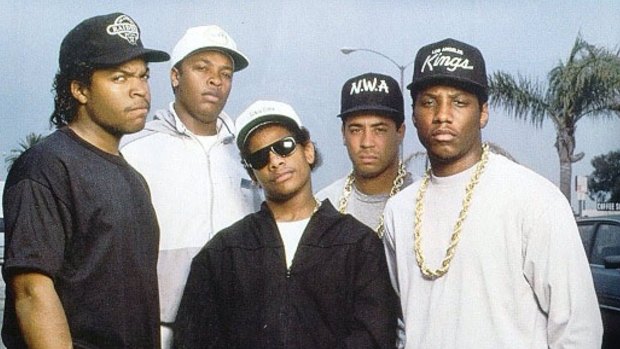 West Coast 'gangsta' rap band N.W.A.