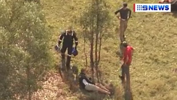 A hang glider crash in south-east Queensland left a man with injures.