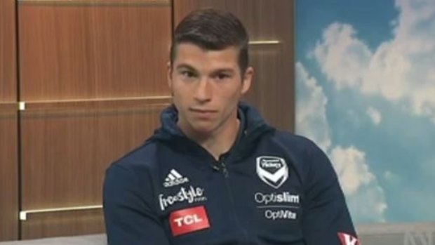 Melbourne Victory forward Mitch Austin.