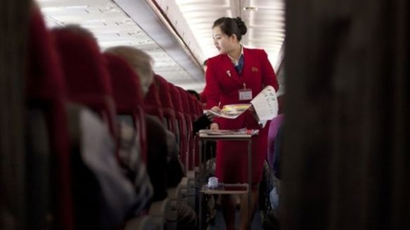 Air Koryo only offers one dish on board, and no one is quite sure what it is.