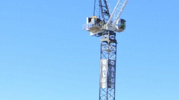 The UC public hospital crane