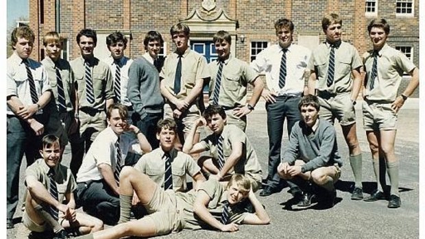 Students at The Armidale School in the 1970s. 