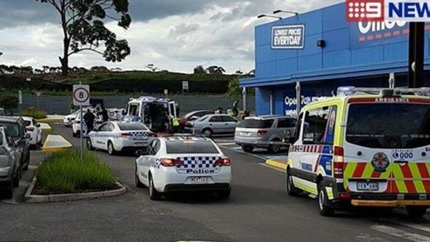 The Campbellfield shopping centre scene after Kadir Ors was shot there.
