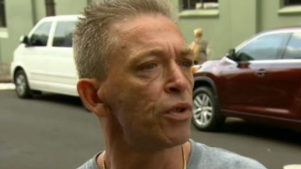 Pete Smith used a baseball bat to subdue a man who allegedly stabbed another man waiting for a bus in Camperdown.