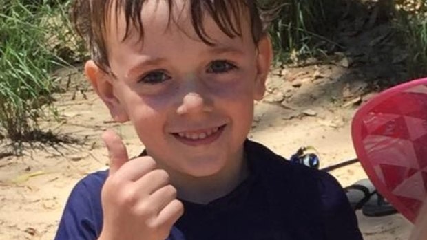 Connor Irvin, 7, died after he fell off a quad bike.