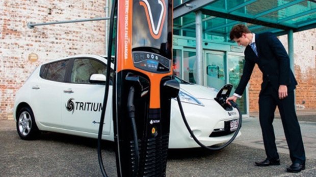 Brisbane company Tritium does most of its business in the electric car industry overseas.