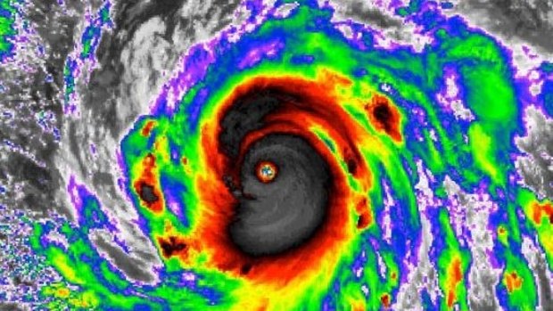 Category 5 typhoon Haima hit the Philippines overnight.