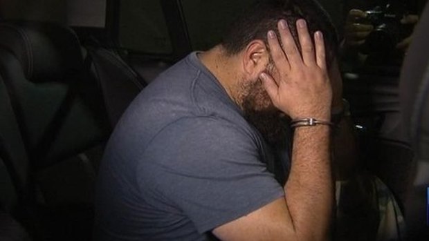 Omar Succarieh, pictured after his arrest in September 2014, will remain in custody until court reconvenes on January 28.