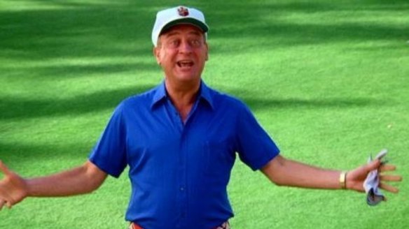 Has money, will offend: Rodney Dangerfield as Al Czervik in <em>Caddyshack</em>.