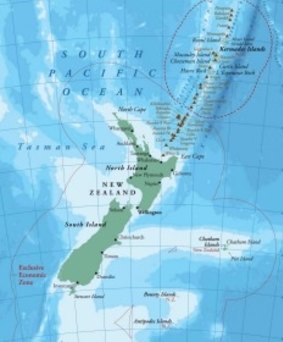 The Kermadec Ocean Sanctuary will be located to the north-east of New Zealand.