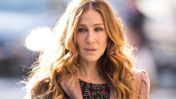 Sarah Jessica Parker and her fancy coat in <i>Divorce</i>.