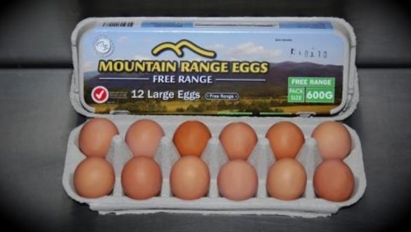 Darling Downs mountain range free range eggs were from hens permanently confined in barns.